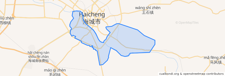 Mapa de ubicacion de 响堂街道.