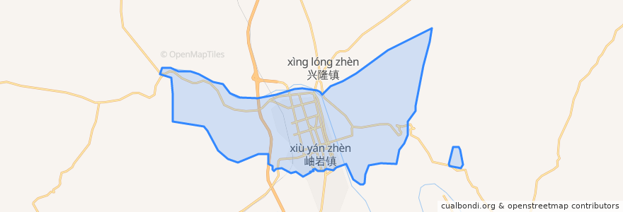 Mapa de ubicacion de 阜昌街道.