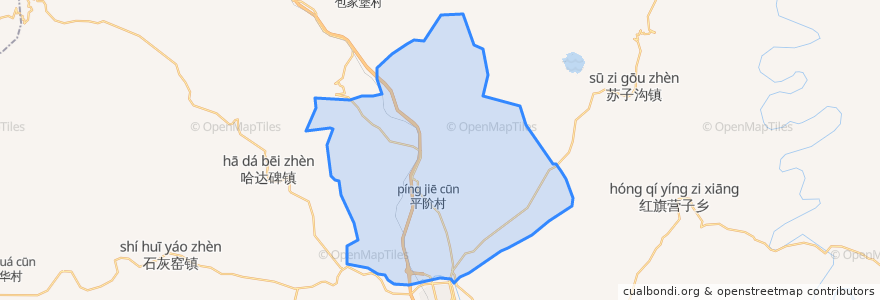 Mapa de ubicacion de 兴隆街道.