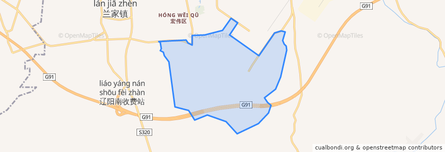 Mapa de ubicacion de 新村街道.