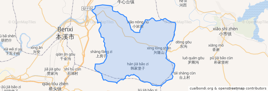 Mapa de ubicacion de 卧龙街道.