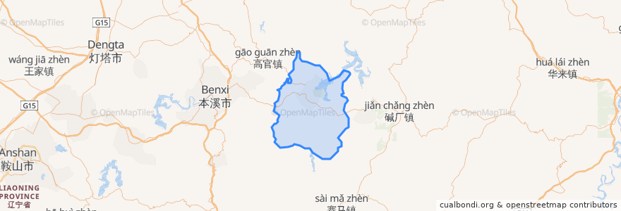 Mapa de ubicacion de 小市镇.