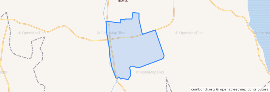 Mapa de ubicacion de 张甸街道.