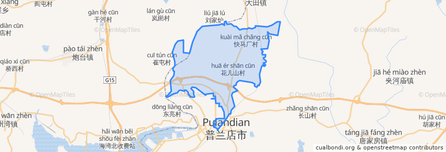 Mapa de ubicacion de 铁西街道.