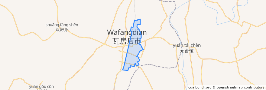 Mapa de ubicacion de 铁东街道.