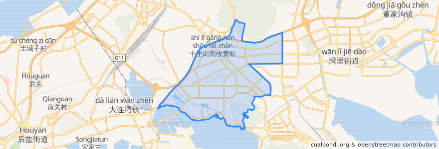 Mapa de ubicacion de 马桥子街道.