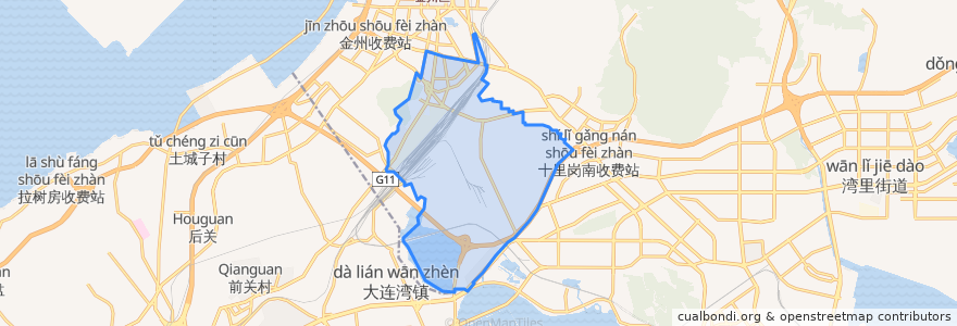 Mapa de ubicacion de Zhanqian.