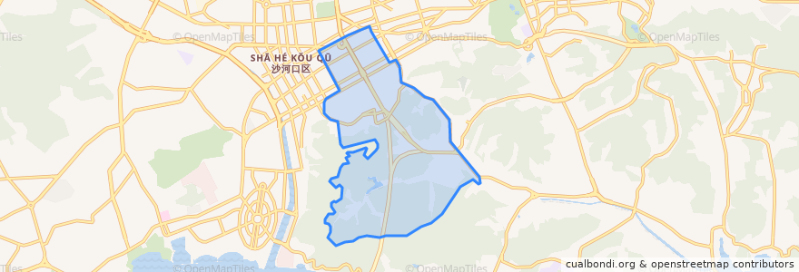 Mapa de ubicacion de 白云街道.