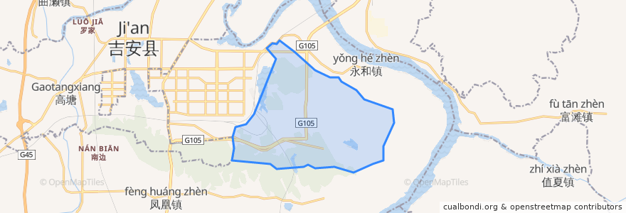 Mapa de ubicacion de 金鸡湖街道.