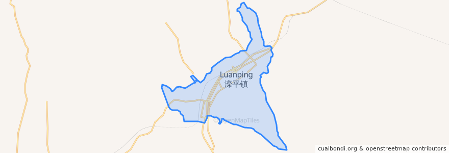 Mapa de ubicacion de Zhongxinglu Subdistrict.