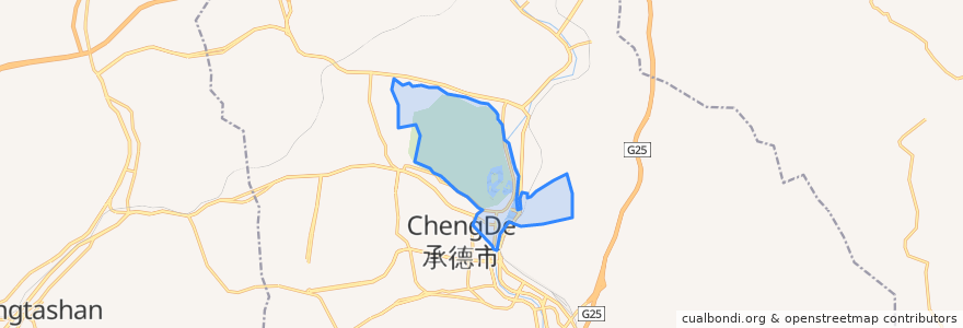 Mapa de ubicacion de 中华路街道.