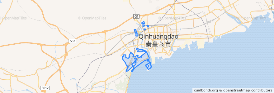 Mapa de ubicacion de 白塔岭街道.