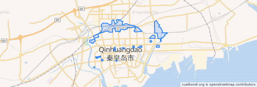 Mapa de ubicacion de 海港镇.