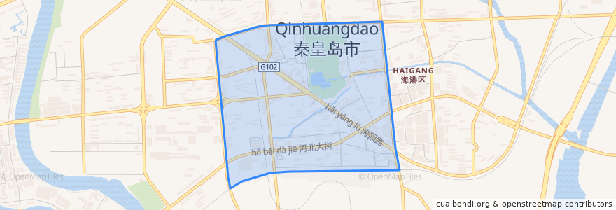 Mapa de ubicacion de 文化路街道.