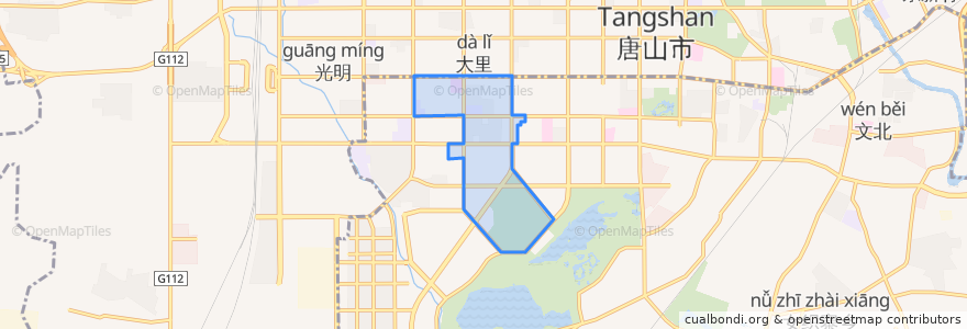 Mapa de ubicacion de 学院南路街道.