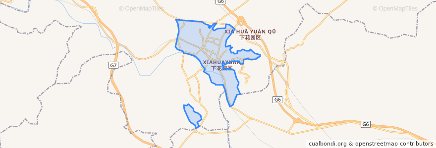 Mapa de ubicacion de Chengzhen.