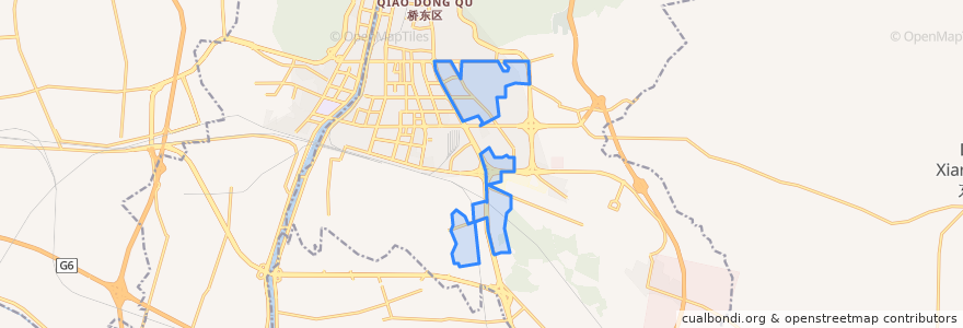 Mapa de ubicacion de 马路东街道.