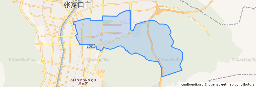 Mapa de ubicacion de 胜利北路街道.