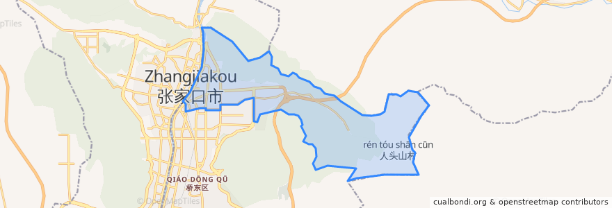 Mapa de ubicacion de 五一路街道.