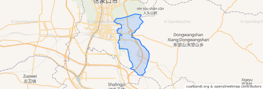 Mapa de ubicacion de 姚家庄镇.