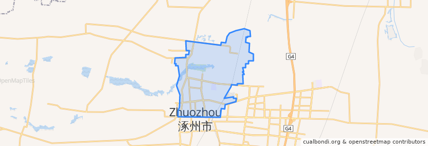 Mapa de ubicacion de Shuangta Subdistrict.