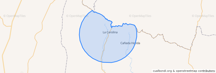 Mapa de ubicacion de Comisión Municipal de Carolina.