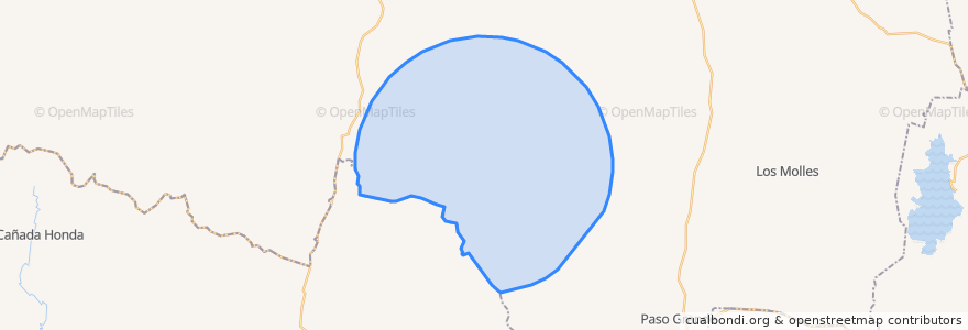 Mapa de ubicacion de Comisión Municipal de La Vertiente.