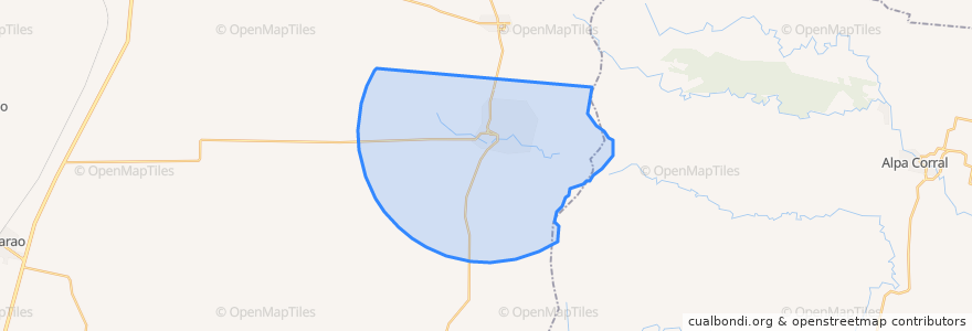 Mapa de ubicacion de Comisión Municipal de Papagayos.