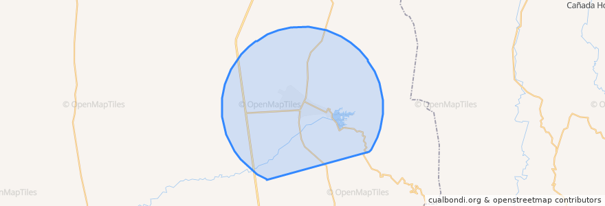 Mapa de ubicacion de Comisión Municipal de Nogolí.