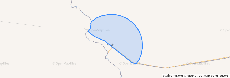 Mapa de ubicacion de Comisión Municipal de Navia.