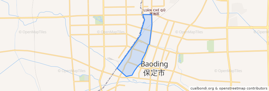 Mapa de ubicacion de 西关街道.