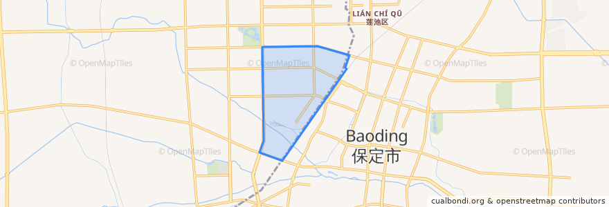 Mapa de ubicacion de 东风街道.