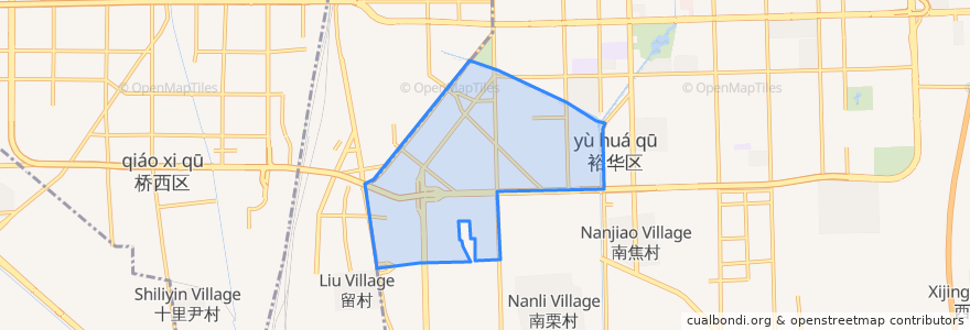 Mapa de ubicacion de 建通街道.