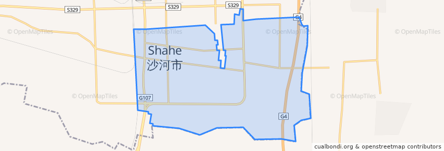 Mapa de ubicacion de 褡裢街道.