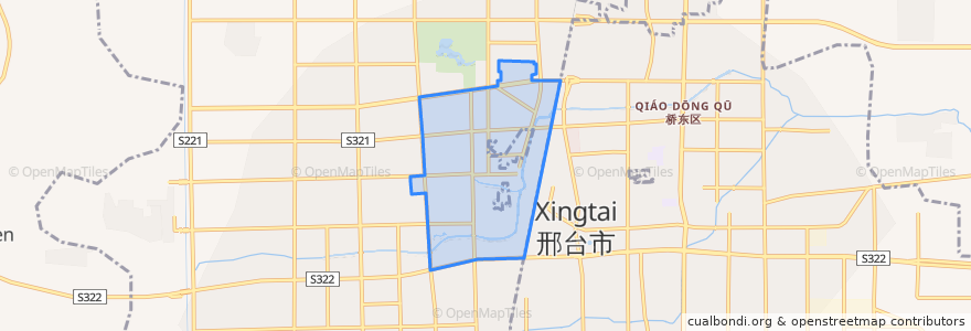 Mapa de ubicacion de 团结路街道.