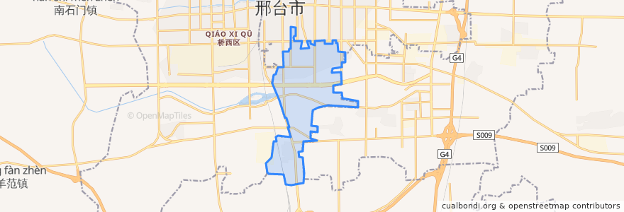 Mapa de ubicacion de 东郭村镇.