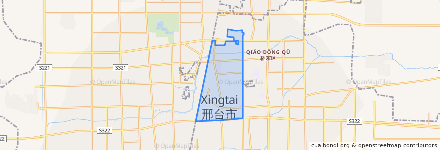 Mapa de ubicacion de 西门里街道.