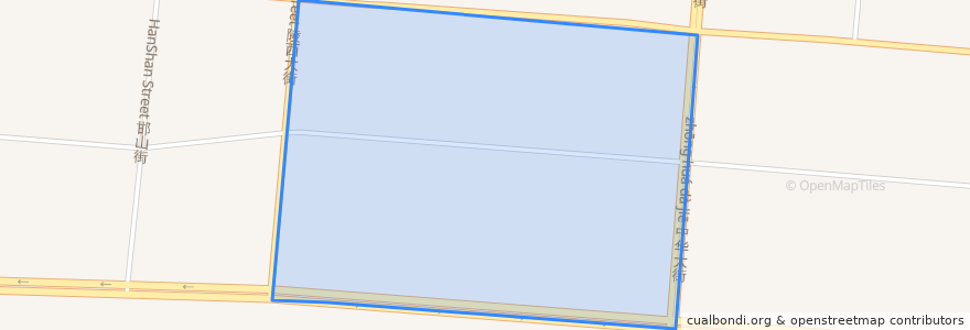 Mapa de ubicacion de 农林路街道.