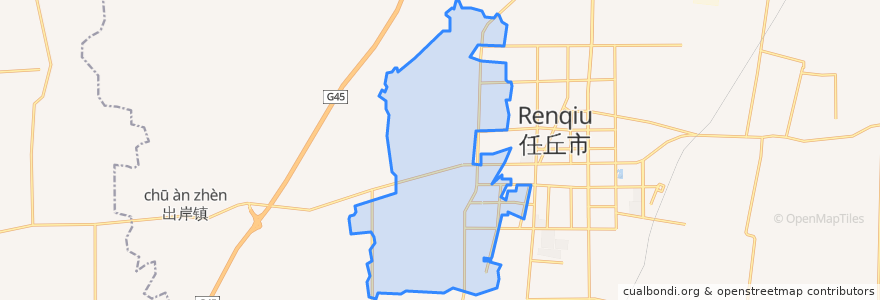 Mapa de ubicacion de 西环路街道.