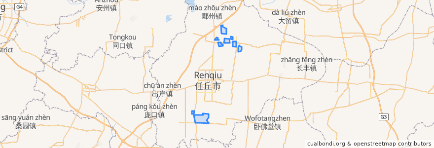 Mapa de ubicacion de Yanlinggong Industrial Park.