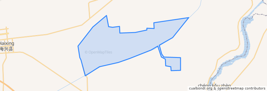 Mapa de ubicacion de 青先农场.