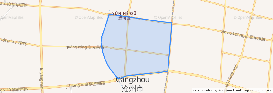 Mapa de ubicacion de 市场街道.