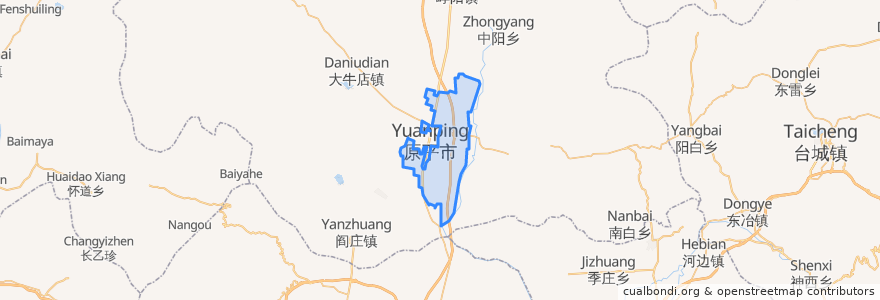 Mapa de ubicacion de 新原乡.