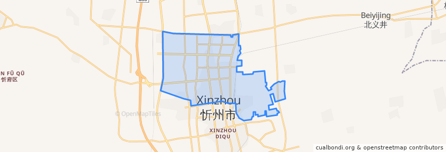 Mapa de ubicacion de 长征街街道.