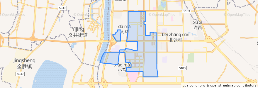 Mapa de ubicacion de 太原高新技术产业开发区.