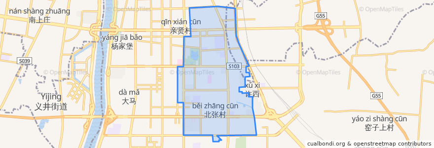 Mapa de ubicacion de 坞城街道.