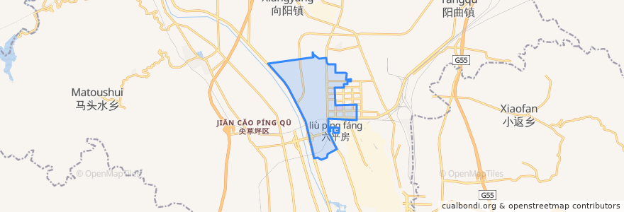 Mapa de ubicacion de 迎新街道.