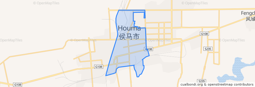 Mapa de ubicacion de 路东街道.