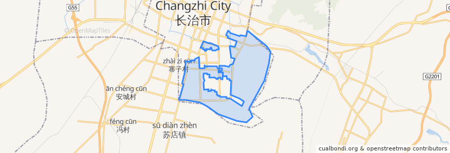 Mapa de ubicacion de 五马街道.