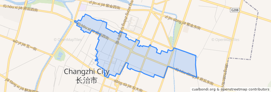 Mapa de ubicacion de 英雄中路街道.